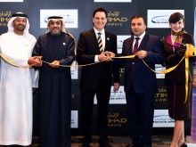 PHOTO 2 Etihad Airways ribbon-cutting ceremony for Baku inaugural flight