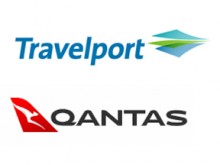 travelport and qantas logo